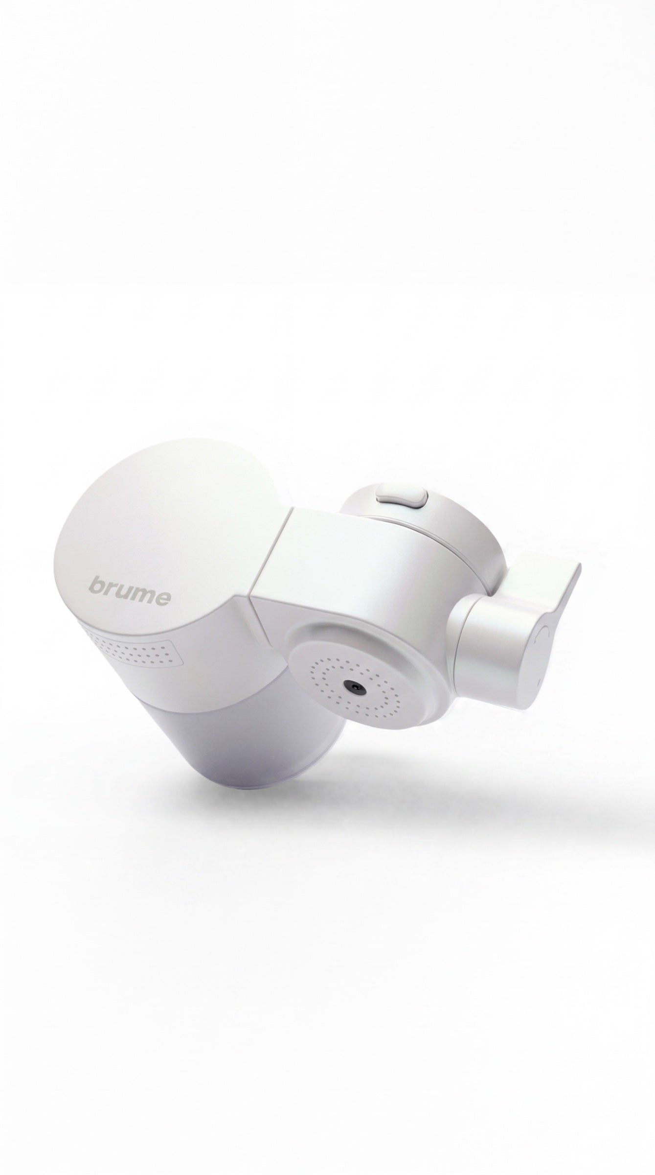 brume skincare faucet water filter — Pearl White finish